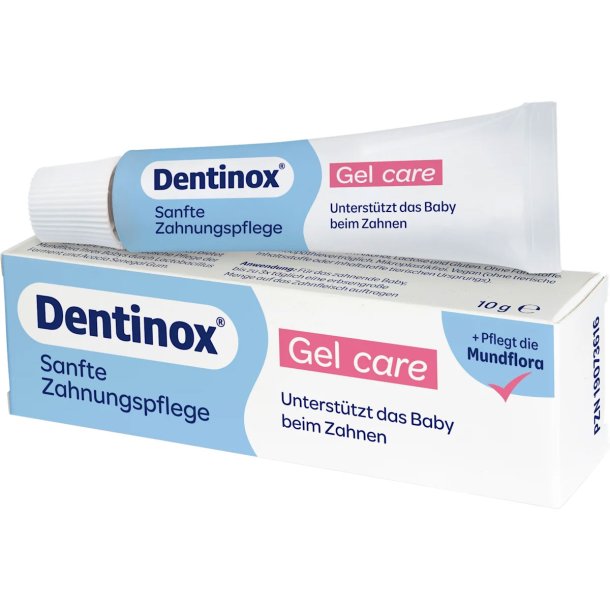 Skånsom lindring til babyer ved tannfrembrudd DENTINOX Gel Care 10g