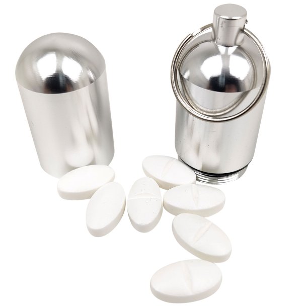 Pilleboks med nkkelring Large Benson Care