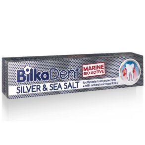 Geavanceerde tandverzorging met zilver en zeezout BILKA DENT Silver & Sea Salt Fluorvrij  (75 ml.)
