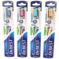 Dr. Best myke tannbrste Interdent Active Soft bust