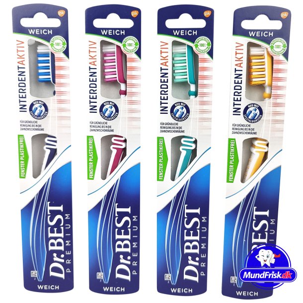 Dr. Best Soft Zahnb&uuml;rste Interdent Active Weiche Borsten
