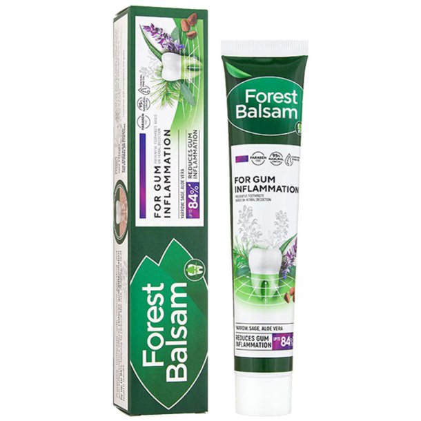 Kopi af Forest Balsam tandpasta mod bl�dende tandk�d � Effektiv pleje og beskyttelse (75 ml.)