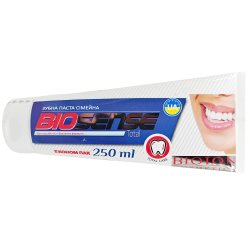 BIOSENSE Total tandpasta 250 ml � Effektiv og enkel fluorfri mundpleje til daglig brug