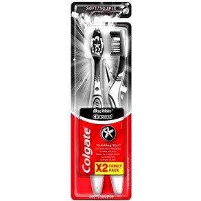 Colgate Max White Charcoal brosses � dents, 2 pcs.