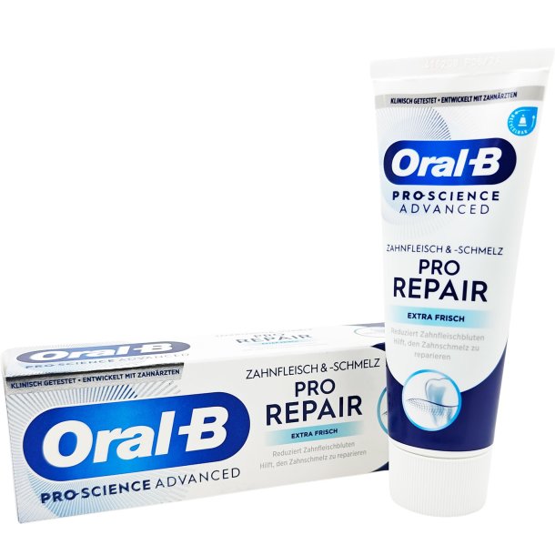 Oral-B ProScience Advanced Pro Repair Extra Fresh  Versterk je tanden en bescherm je tandvlees (75 ml.)