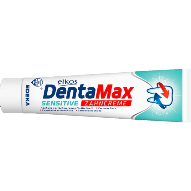 DentaMax Sensitive tandpasta � Sk�nsom daglig pleje til f�lsomme t�nder (75 ml.)