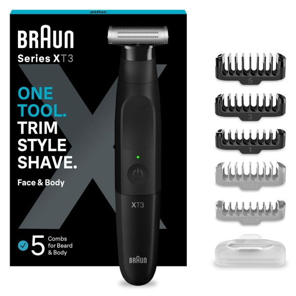 BRAUN Series XT3 XT3200 Face &amp; Body Trimmer � Trim, style und rasiere mit einer Maschine