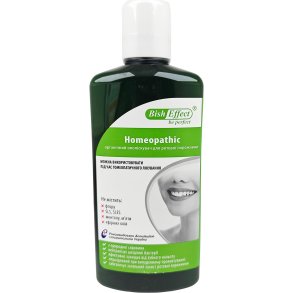 Bish Effect Homeopathic Munddusche � Sanfte Mundpflege mit Magnesium und Pflanzenextrakten (500 ml.)