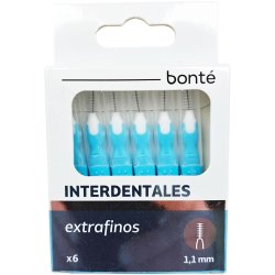 Mellemrumsb�rster 6 stk. Bont� Extrafine 1,1 mm ISO 6 