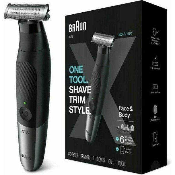 Braun XT5200 Face &amp; Body Trimmer � Kaikki yhdess� -grooming kasvoille ja vartalolle