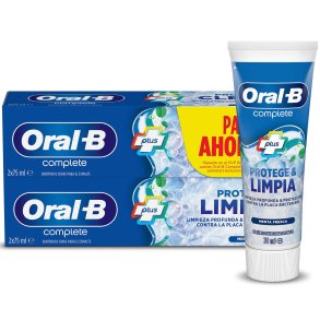 Oral-B Tandpasta 2 x 75 ml. Complete Plus Protect & Clean Fresh Mint