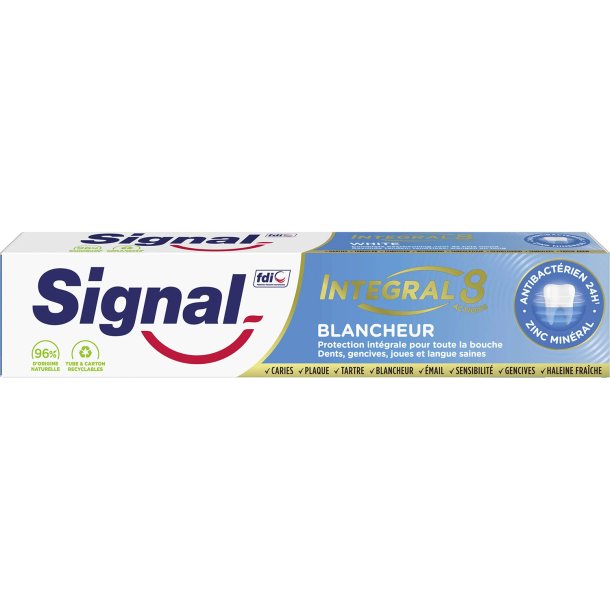 SIGNAL Integral 8 White Zahnpasta � Whitening &amp; Komplette Mundpflege 75 ml