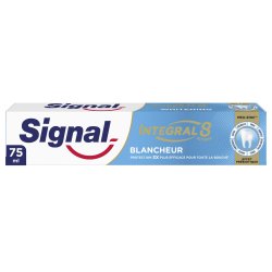 SIGNAL Integral 8 Blancheur Whitening Dentifrice 75 ml � 3X Protection compl�te de la bouche