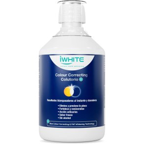 iWhite Colour Correcting Mundskyl 500 ml � Whitening Mundskyl med Blue Colour Correcting & PAP Teknologi