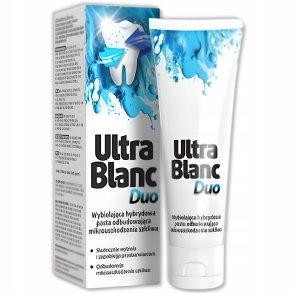 Hydroxyapatite Tandblegning Tandpasta ULTRA BLANC Duo � Whitening Tandpasta med Reparerende & Beskyttende Effekt