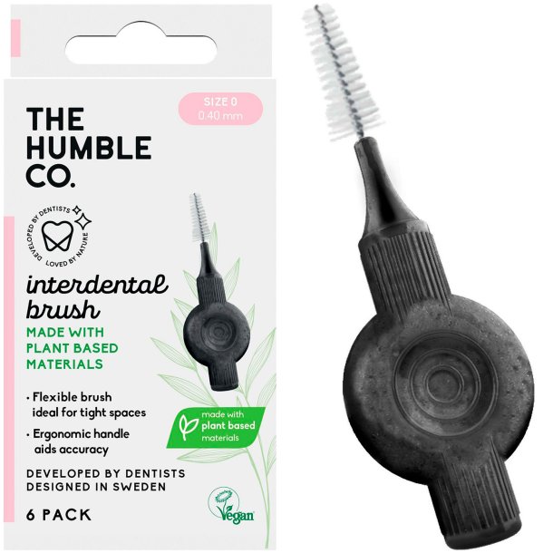 Humble Co. Plantebaserede Mellemrumsbrster 0.40 mm ISO 0 PINK