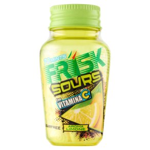 FRISK Sours Lemon � Sukkerfrie sure sitronpastiller med C-vitamin (49g)