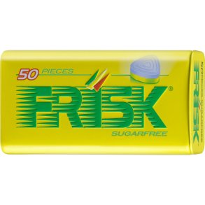 FRISK Lemon Vitamin C � Suikervrije mintpastilles met citroen en vitamin C (Blikje 35g)