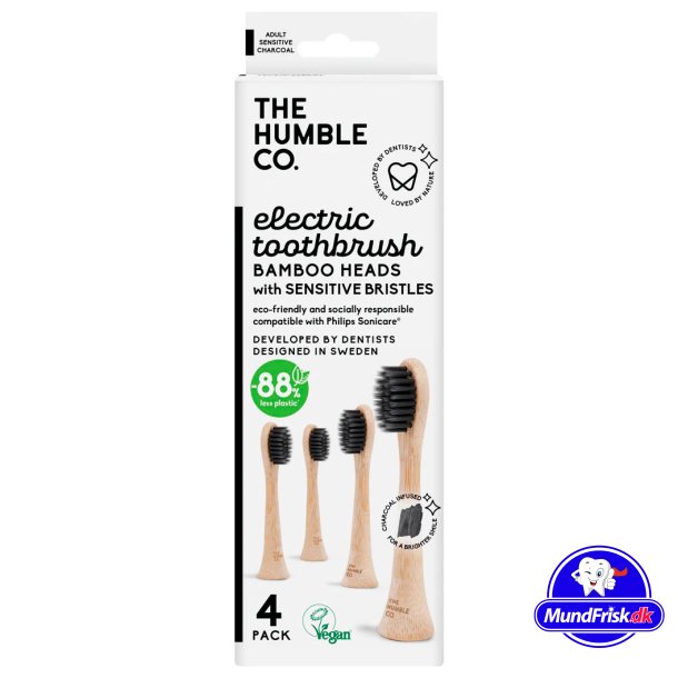 Humble Co. Bambusbrstehoder for Philips Sonicare Sensitive Charcoal
