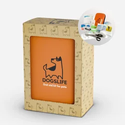 DogsLife F�rsta hj�lpen-kit f�r hund � komplett f�rsta hj�lpen-kit med 40+ delar