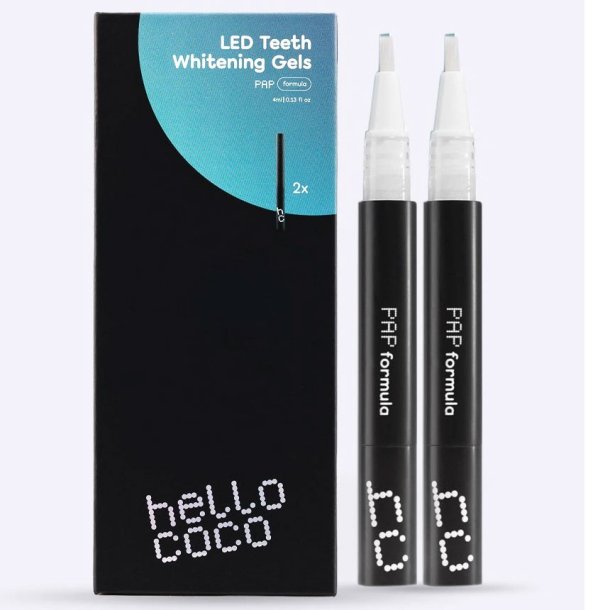 HELLO COCO HAp+ Hydroxyapatit Teeth Whitening Gels 2 x 2 ml.