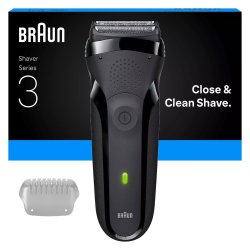 BRAUN Series 3 300s Elektrisk barbermaskin � Tett barbering med tysk presisjon