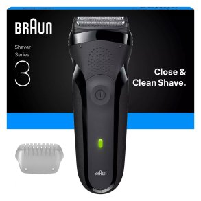 BRAUN Series 3 300s Elektrisk barbermaskin � Tett barbering med tysk presisjon
