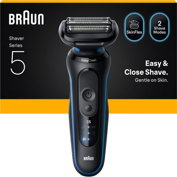 Braun Series 5 52-B1000s Wet &amp; Dry Elektrisk Barbermaskin