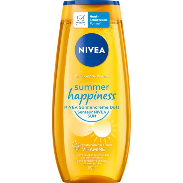 NIVEA Shower Gel Summer Happiness Shower Gel � Solsken p� flaska (250 ml.)