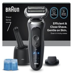 Braun Series 7 72-G7200cc Elektrisk Barbermaskin � Tett barbering, maksimal komfort og intelligent rengj�ring