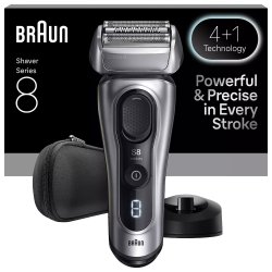 Braun Series 8 8617s Elektrisk Barbermaskin � Kraftig, presis og sk�nsom barbering