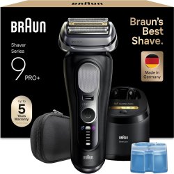 Braun Series 9 Pro+ 9660cc Elektrisk barbermaskin � Braun's mest avanserte barbering noensinne