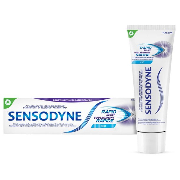 Sensodyne Rapid Relief Mint � Snabb lindring av k�nsliga t�nder (75 ml.)
