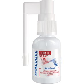 HYALUGEL Forte Spray � Intensiv pleie ved afte, munns�r og smertefulle irritasjoner