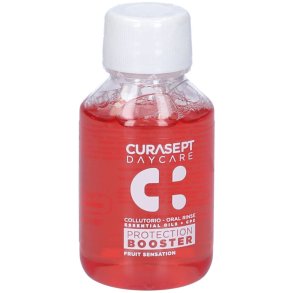 Curasept Daycare Protection Booster Fruit Sensation Monddouche  Dagelijkse bescherming met frisse fruitsmaak (100 ml.)
