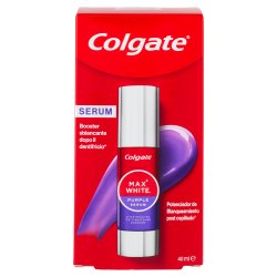 Colgate Max White Purple Serum � Optisk tandblegning og farvekorrektion efter tandb�rstning (40 ml)