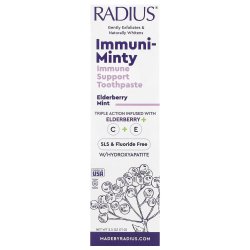 Naturlig Hydroxyapatit Tandpasta RADIUS Immuni-Minty Immune Support (71g)