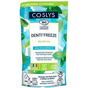 Bio Zahnpasta COSLYS Denti'Freeze Mild Mint - Nachf�llbeutel 350g