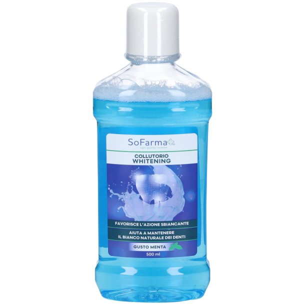 SoFarmapi� Whitening Mundskyl 500 ml � Hj�lper med at bevare t�ndernes naturlige hvidhed