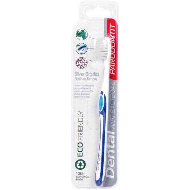 Rubella Dentai Anti-Bacterial Parodontit tannb�rste � Sk�nsom tannb�rste med s�lvberikede b�rsteh�r
