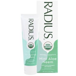 Økologisk tannpasta RADIUS USDA Organic Mint Aloe Neem 85 g