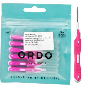 Ordo mellemrumsb�rster 0,40 mm (ISO 0) � Ekstra fin og sk�nsom reng�ring mellem t�nderne