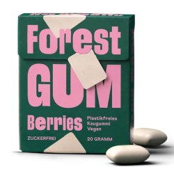 Forest Gum Berries � Sockerfritt tuggummi med xylitol och naturlig b�rsmak (20 g)