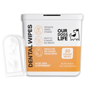 DogsLife Dental Wipes – 50 Finger-Tücher für Hunde
