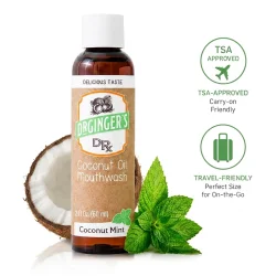 Dr. Ginger's Coconut Oil Coconut Mint � Fluorvrije monddouche met kokosolie en xylitol (60 ml)