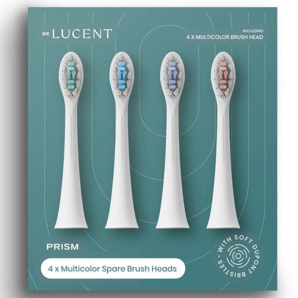 B�rstenk�pfe f�r Lucent Prism Sonic Eltandb�rste Multicolor - 4 Stk.
