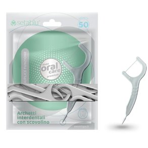 SETABLU Setablu Oral Care Arceaux de fil dentaire avec brossette interdentaire � 50 pcs.