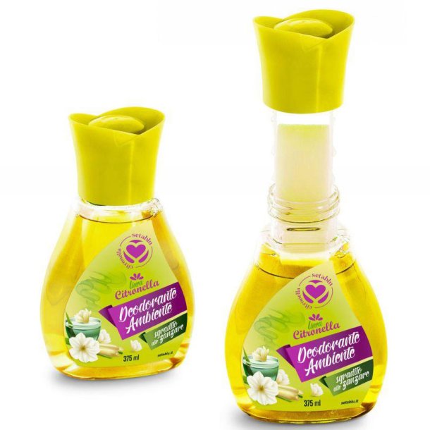 Setablu Citronella D�sodorisant d’air avec diffuseur � �ponge – 375 ml