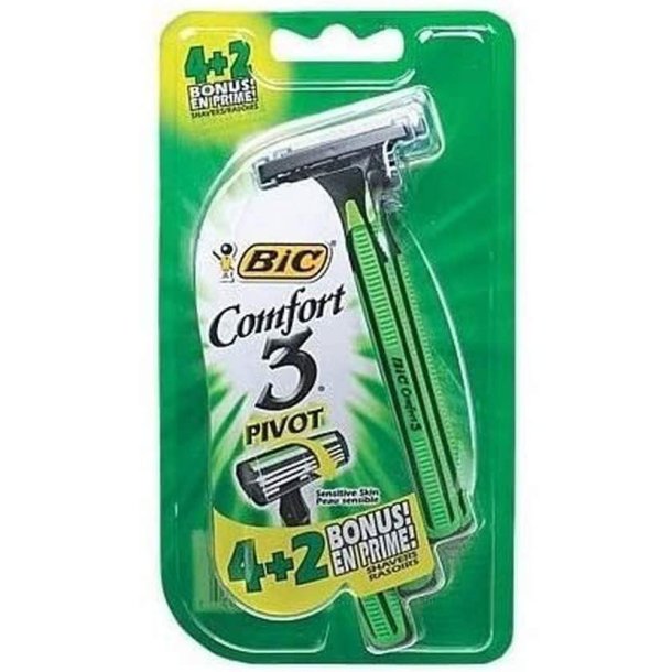 BIC Comfort 3 Pivot Einwegrasierer  6 Stk.