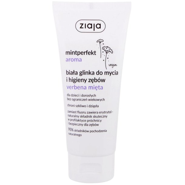 Ziaja Mintperfekt Aroma � Fluorfrei Zahnpasta mit Wei�er Tonerde, Verbena &amp; Minze 100 ml